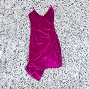 Suede sexy dress